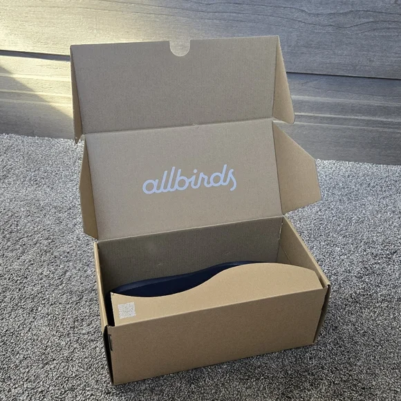 Allbirds Wool Tree Breezer Women's Ballet Flats NEW size 10.5 in Navy Blue - Picture 4 of 12